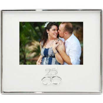 Picture of 25TH ANNIVERSARY FRAME WITH DOUBLE RING