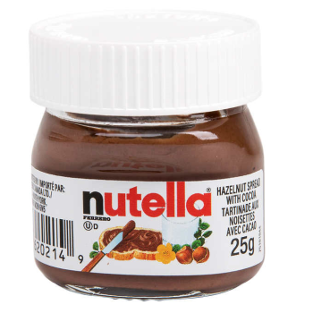 Image de 1 JAR - MINI NUTELLA IN GLASS JAR 25g