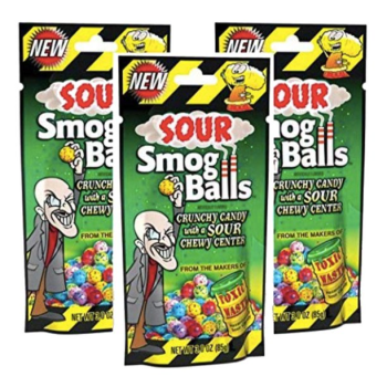 Image de 1 PACK TOXIC WASTE SOUR SMOG BALLS