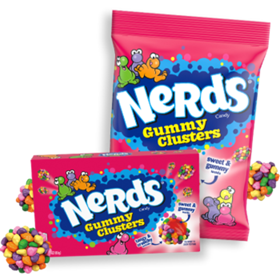 Image sur 1 PACK WONKA NERDS GUMMY CLUSTER