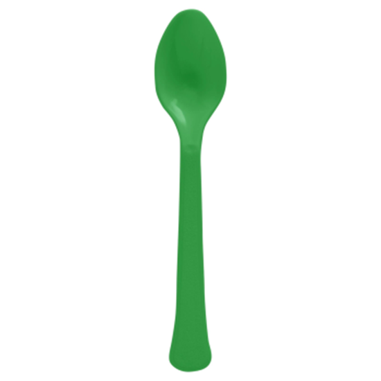 Image sur GREEN BOXED HEAVY WEIGHT SPOONS - 50CT