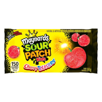 Image de 1 PACK SOUR PATCH KIDS CHERRY GUMMIES 64g