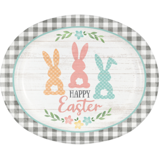 Image sur TABLEWARE - FARMHOUSE EASTER OVAL PLATES