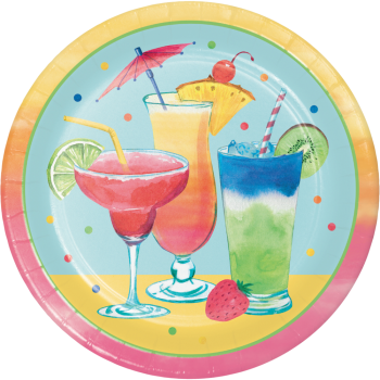 Picture of TABLEWARE - SUMMER COCKTAILS 9" PLATES