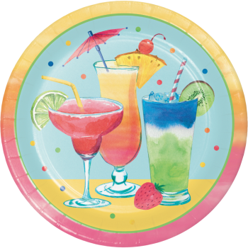 Image de TABLEWARE - SUMMER COCKTAILS 9" PLATES