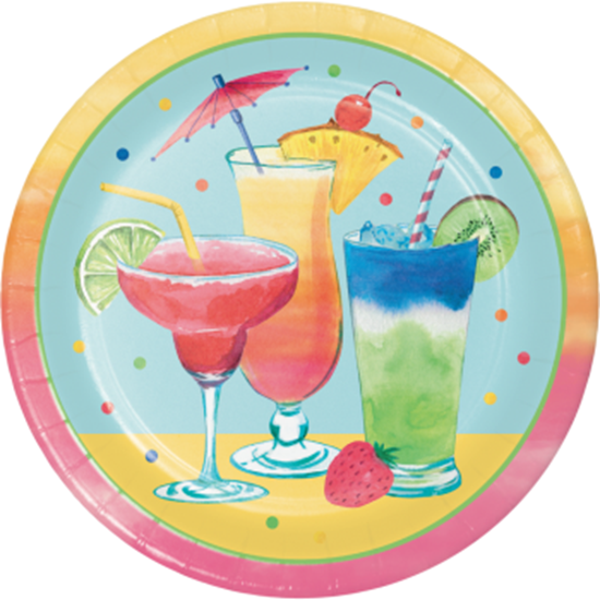 Image sur TABLEWARE - SUMMER COCKTAILS 9" PLATES