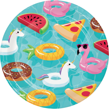 Picture of TABLEWARE - POOL FLOATS 9" PLATES