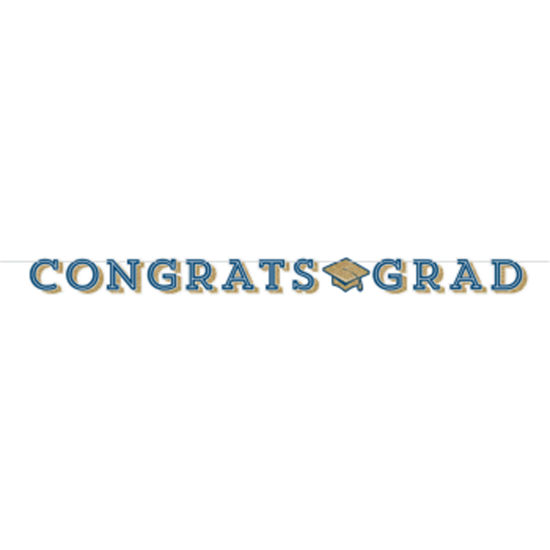 Picture of DECOR - GLITTERING GRAD SHAPED BANNER