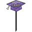 Picture of LAWN YARD SIGN -  CONGRATS GRAD - PURPLE ( SMALL )