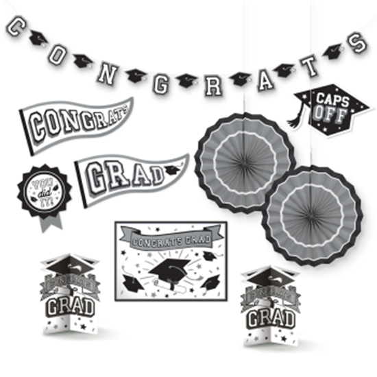 Image sur DECOR - GRAD ROOM DECORATING KIT - WHITE