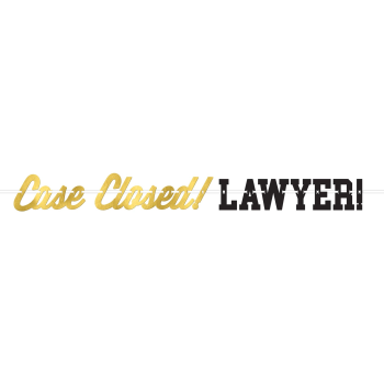 Picture of DECOR - CASE CLOSE LAWYER BANNER