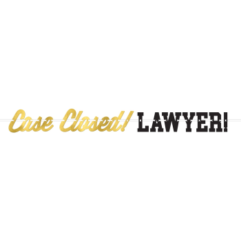 Image de DECOR - CASE CLOSE LAWYER BANNER