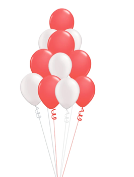 Picture of 11" HELIUM BALLOON BOUQUET - GROUP OF 11