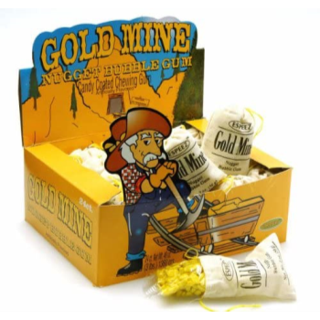 Image de 1 PACK GOLD MINE BUBBLE GUM