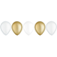 Image de 11" GOLDEN ASSORTED LATEX BALLOONS