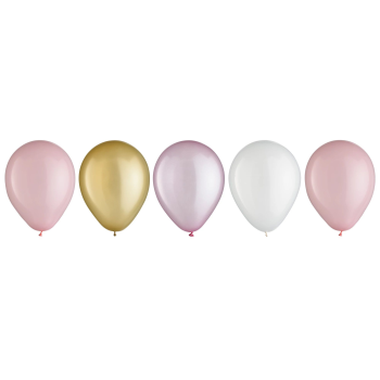 Picture of 11" PASTEL PINK ASSORTED LATEX BALLOONS