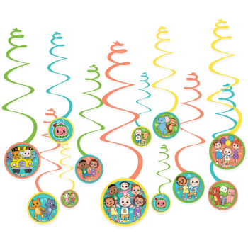 Picture of COCOMELON SWIRL DECORATIONS