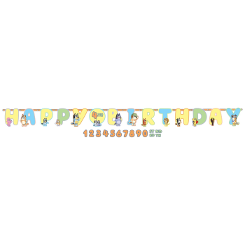 Picture of BLUEY JUMBO ADD AND AGE LETTER BANNER