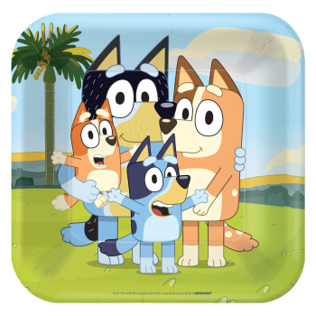 Image de BLUEY - 9" SQUARE PLATE