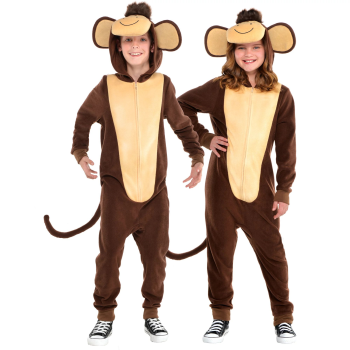 Picture of CHILD ZIPSTER MONKEY COSTUME - MED