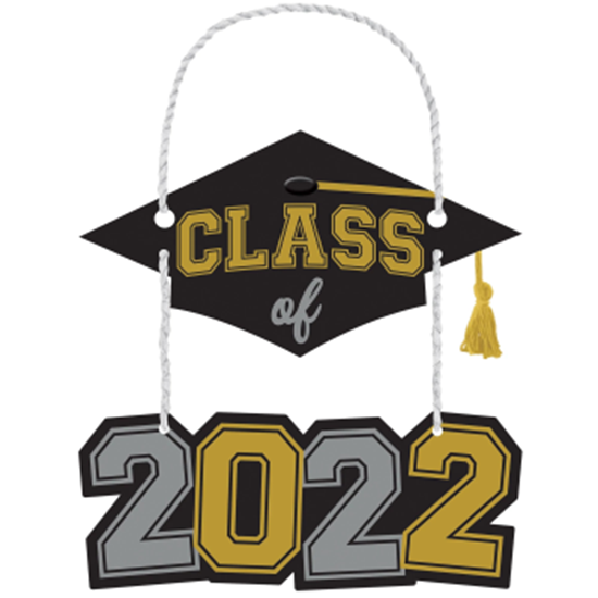 Image sur DECOR - 2022 CLASS OF DOUBLE HANGING SIGN