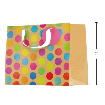 Image de COLORFUL DOTS MEDIUM GIFT BAG