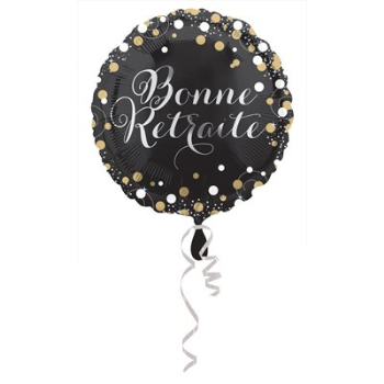 Picture of BONNE RETRAITE NOIR - 18" FOIL