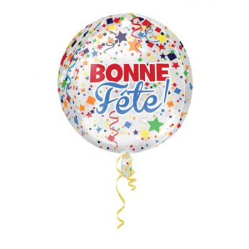 Image de BONNE FÊTE ORBZ - 20" FOIL