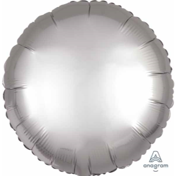 Picture of 18" FOIL - LUXE SATIN PLATINUM ROUND ( SILVER )