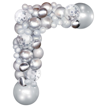 Image de BALLOON GARLAND KIT - SILVER