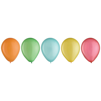 Image de 11" SHERBET ASSORTED LATEX BALLOONS