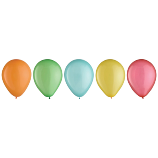 Image sur 11" SHERBET ASSORTED LATEX BALLOONS