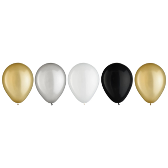 Image sur 11" LUXE ASSORTED LATEX BALLOONS