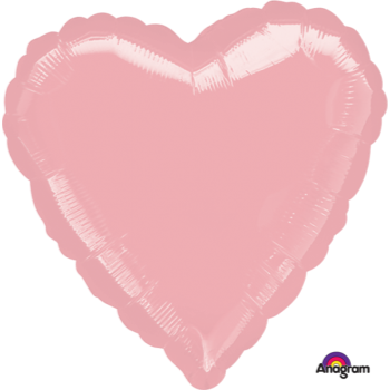 Picture of 18" FOIL - METALLIC PASTEL PINK HEART