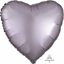 Picture of 18" FOIL - LUXE SATIN GREIGE HEART ( LIGHT GREY )