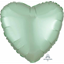 Image de 18" FOIL - LUXE SATIN MINT GREEN HEART