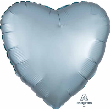 Picture of 18" FOIL - LUXE SATIN PASTEL BLUE HEART