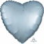 Picture of 18" FOIL - LUXE SATIN PASTEL BLUE HEART