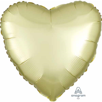 Image de 18" FOIL - LUXE SATIN PASTEL YELLOW HEART