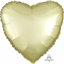 Image de 18" FOIL - LUXE SATIN PASTEL YELLOW HEART