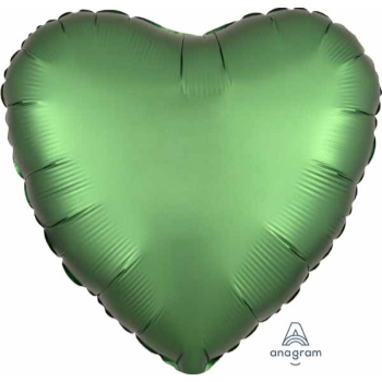 Picture of 18" FOIL - LUXE SATIN EMERALD HEART