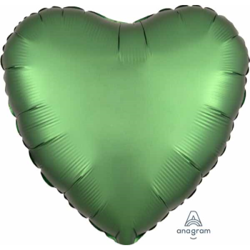 Image de 18" FOIL - LUXE SATIN EMERALD HEART