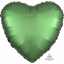 Picture of 18" FOIL - LUXE SATIN EMERALD HEART