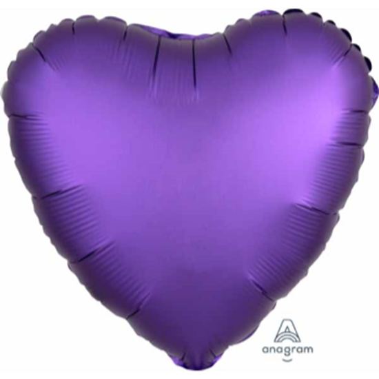 Image sur 18" FOIL - LUXE SATIN PURPLE HEART