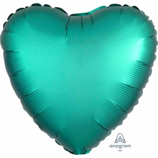 Picture of 18" FOIL - LUXE SATIN JADE HEART