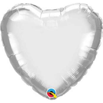 Image de 18" FOIL - CHROME SILVER HEART