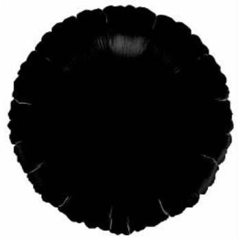 Picture of 18" FOIL - BLACK ROUND
