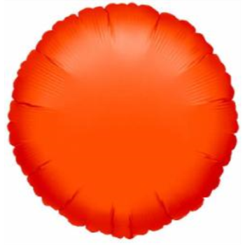 Image de 18" FOIL - METALLIC ORANGE ROUND