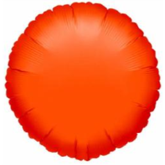 Image sur 18" FOIL - METALLIC ORANGE ROUND