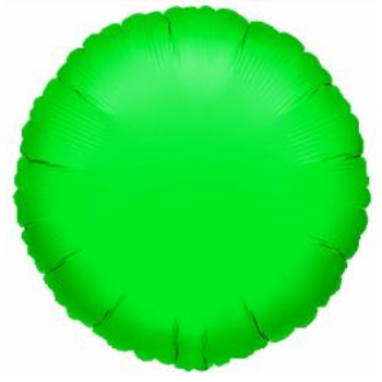 Image de 18" FOIL - METALLIC GREEN ROUND